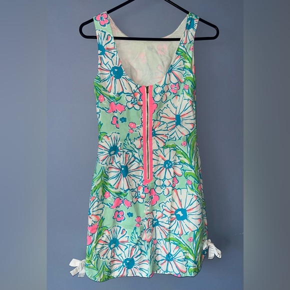 Lilly Pulitzer Delia Shift Dress Splish Splash Size 0 - Picture 3 of 3